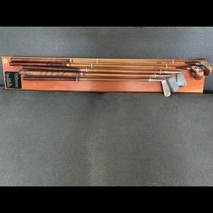 Antique Golf Clubs Display